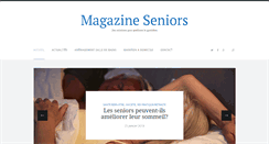 Desktop Screenshot of magazine-seniors.com